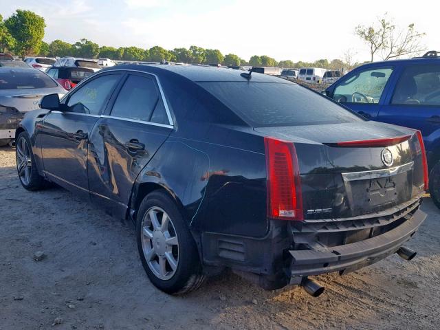 1G6DR57V580158872 - 2008 CADILLAC CTS HI FEA BLACK photo 3