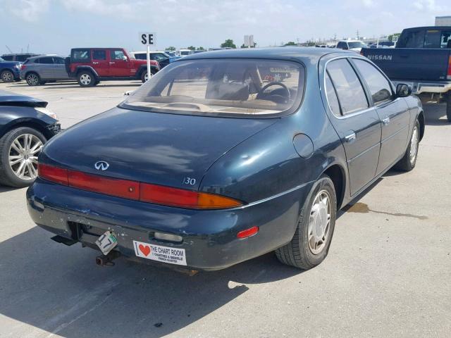 JNKAY21D6RM107522 - 1994 INFINITI J30 GREEN photo 4