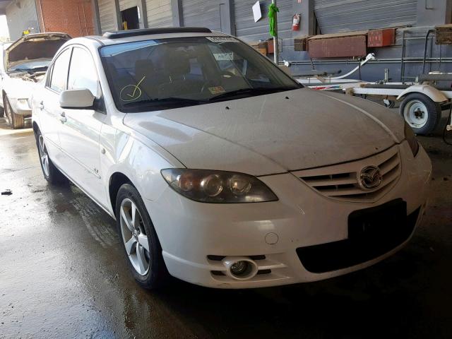 JM1BK123661457818 - 2006 MAZDA 3 S WHITE photo 1