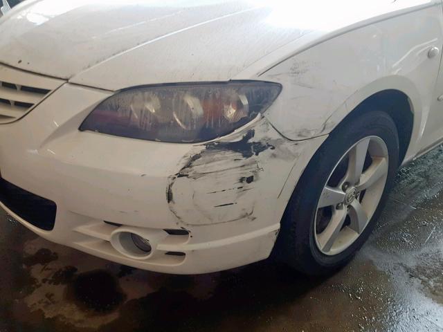 JM1BK123661457818 - 2006 MAZDA 3 S WHITE photo 9