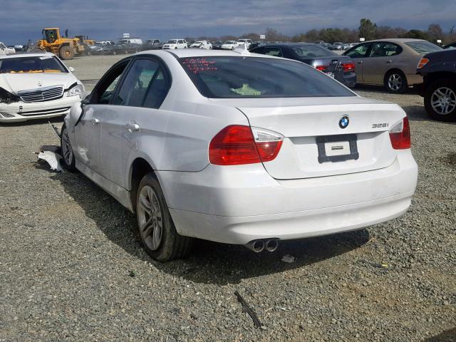 WBAVC53508F008171 - 2008 BMW 328 I SULE WHITE photo 3