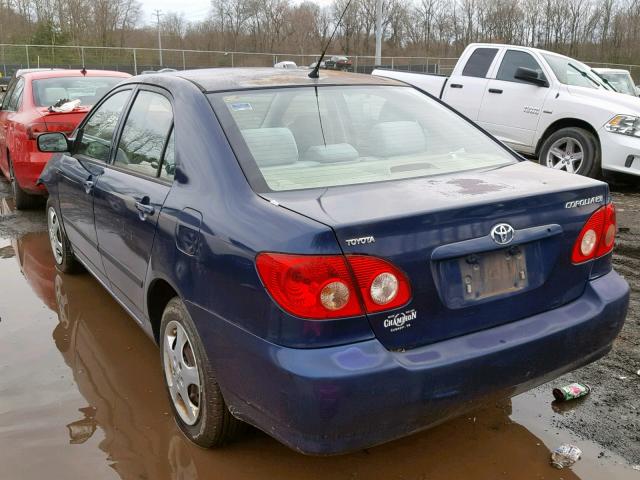 1NXBR32E56Z572087 - 2006 TOYOTA COROLLA CE BLUE photo 3