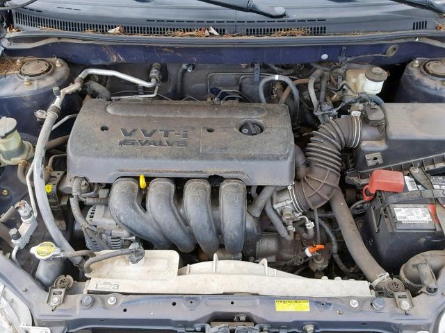 1NXBR32E56Z572087 - 2006 TOYOTA COROLLA CE BLUE photo 7