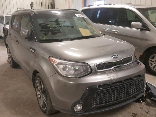 KNDJX3A58E7077189 - 2014 KIA SOUL ! GRAY photo 1