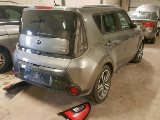 KNDJX3A58E7077189 - 2014 KIA SOUL ! GRAY photo 4