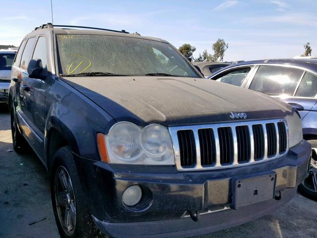 1J8HR58235C635997 - 2005 JEEP GRAND CHER BLACK photo 1