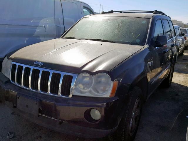 1J8HR58235C635997 - 2005 JEEP GRAND CHER BLACK photo 2