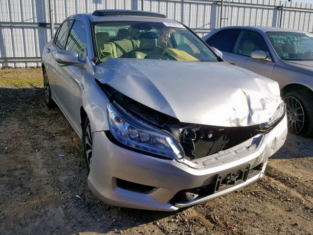 1HGCR6F72FA011211 - 2015 HONDA ACCORD HYB SILVER photo 1