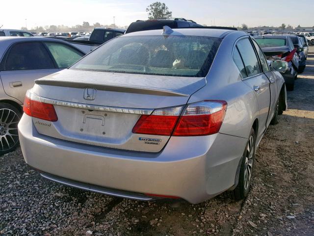 1HGCR6F72FA011211 - 2015 HONDA ACCORD HYB SILVER photo 4