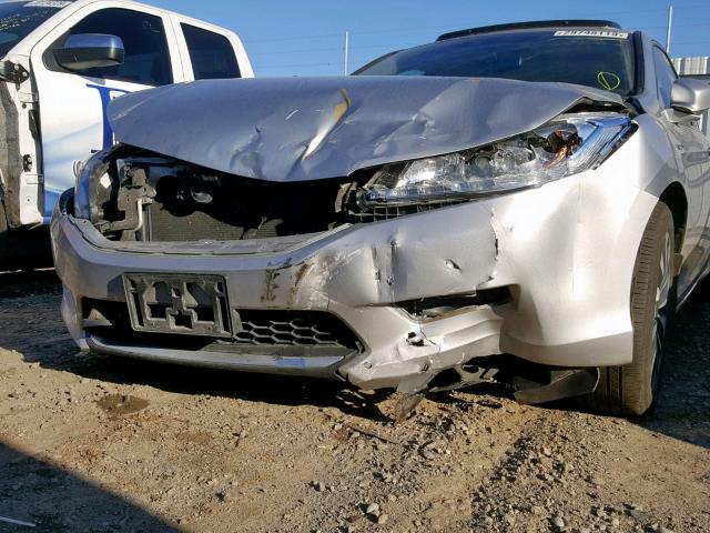 1HGCR6F72FA011211 - 2015 HONDA ACCORD HYB SILVER photo 9