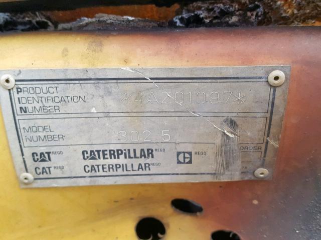 4AZ01097 - 2000 CATERPILLAR EXCAVATOR BURN photo 10