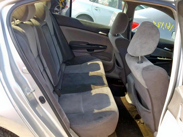 JHMCP26468C066687 - 2008 HONDA ACCORD LXP SILVER photo 6