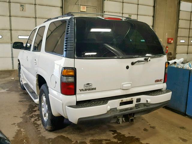 1GKEK63U95J145710 - 2005 GMC YUKON DENA WHITE photo 3