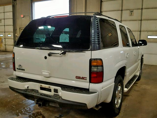 1GKEK63U95J145710 - 2005 GMC YUKON DENA WHITE photo 4