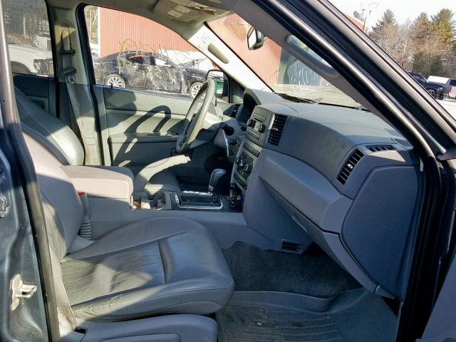 1J8GR48K57C674793 - 2007 JEEP GRAND CHER GRAY photo 5