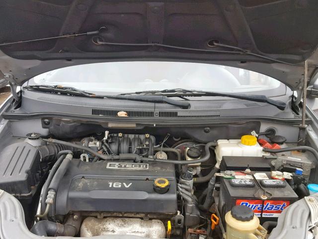 KL1TD56648B012279 - 2008 CHEVROLET AVEO BASE Күміс фото 7