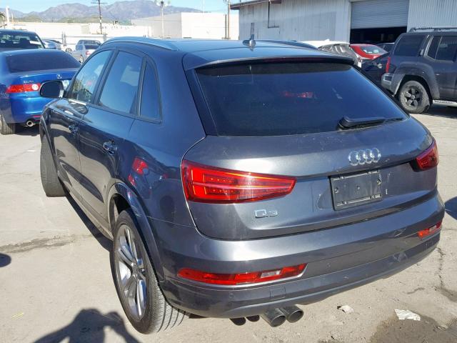 WA1BCCFS9JR006168 - 2018 AUDI Q3 PREMIUM GRAY photo 3