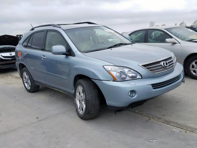 JTJHW31U782045096 - 2008 LEXUS RX 400H BLUE photo 1