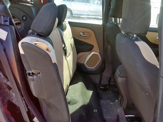 ZACCJBAT1FPB38695 - 2015 JEEP RENEGADE S წითელი ფოტო 6