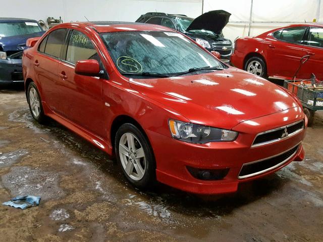 JA32V2FW7DU018493 - 2013 MITSUBISHI LANCER SE RED photo 1