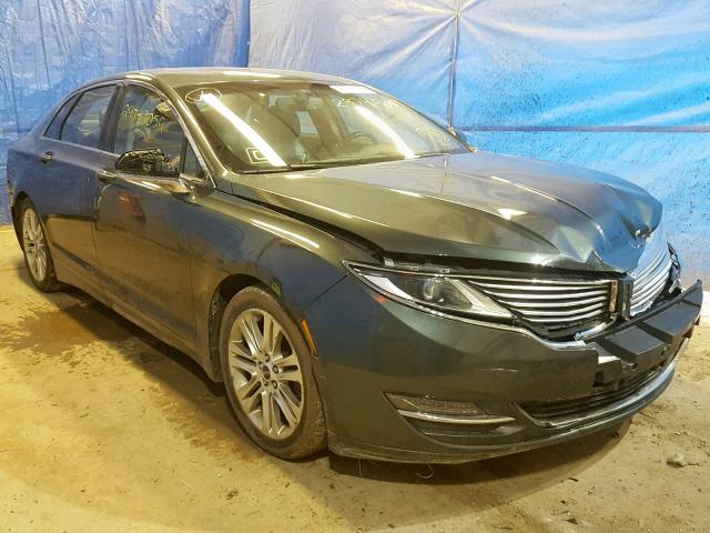 3LN6L2LU0FR600291 - 2015 LINCOLN MKZ HYBRID GREEN photo 1