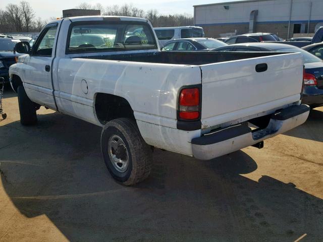 1B7KF26Z6SS221411 - 1995 DODGE RAM 2500 WHITE photo 3