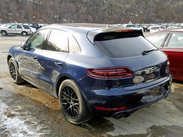 WP1AG2A51HLB51931 - 2017 PORSCHE MACAN GTS BLUE photo 3