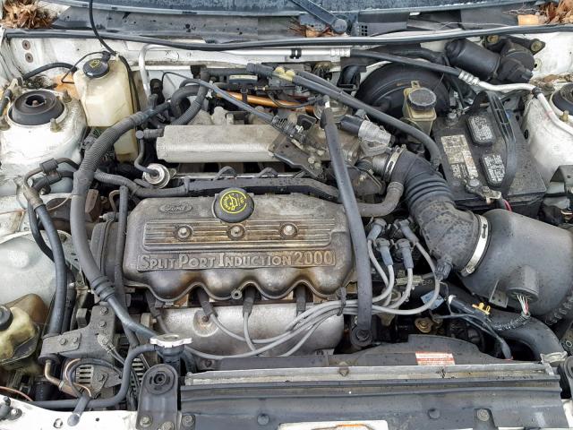 1MELM13P7VW619956 - 1997 MERCURY TRACER LS WHITE photo 7