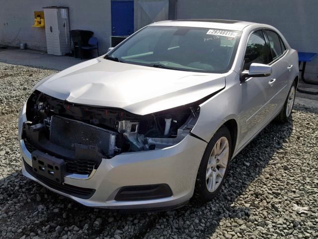 1G11C5SL4EF118436 - 2014 CHEVROLET MALIBU 1LT ვერცხლისფერი ფოტო 2