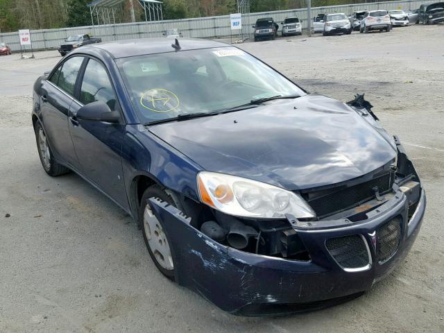 1G2ZH57NX94187045 - 2009 PONTIAC G6 GT BLUE photo 1