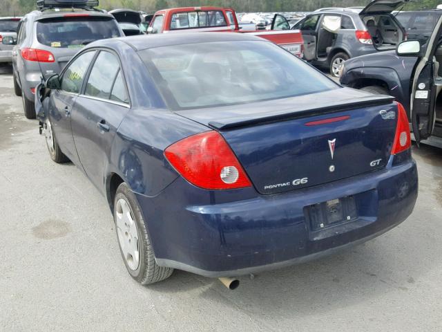 1G2ZH57NX94187045 - 2009 PONTIAC G6 GT BLUE photo 3