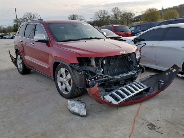 1C4RJFCT1DC522556 - 2013 JEEP GRAND CHER MAROON photo 1