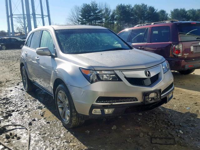 2HNYD2H51AH517320 - 2010 ACURA MDX ADVANC SILVER photo 1