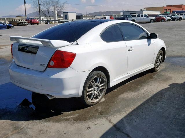 JTKDE167780233536 - 2008 TOYOTA SCION TC WHITE photo 4
