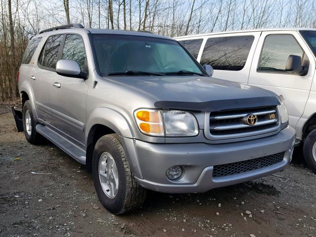 5TDBT48A81S010374 - 2001 TOYOTA SEQUOIA LI SILVER photo 1