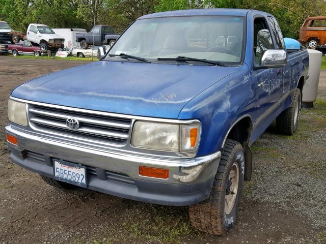 JT4VD22F5S0006743 - 1995 TOYOTA T100 XTRAC BLUE photo 2