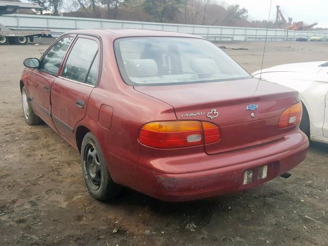 1Y1SK5285YZ436851 - 2000 CHEVROLET GEO PRIZM BURGUNDY photo 3