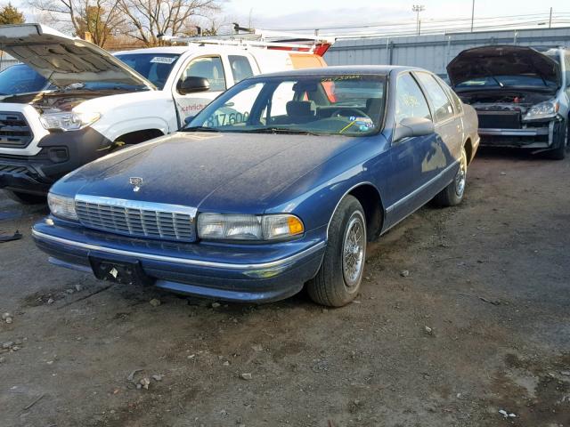 1G1BL52W9SR120837 - 1995 CHEVROLET CAPRICE CL BLUE photo 2