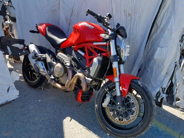 ZDM1RBSV2EB003769 - 2014 DUCATI MONSTER 12 RED photo 1