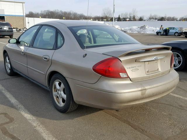 1FAFP55U53G130890 - 2003 FORD TAURUS SES TAN photo 3