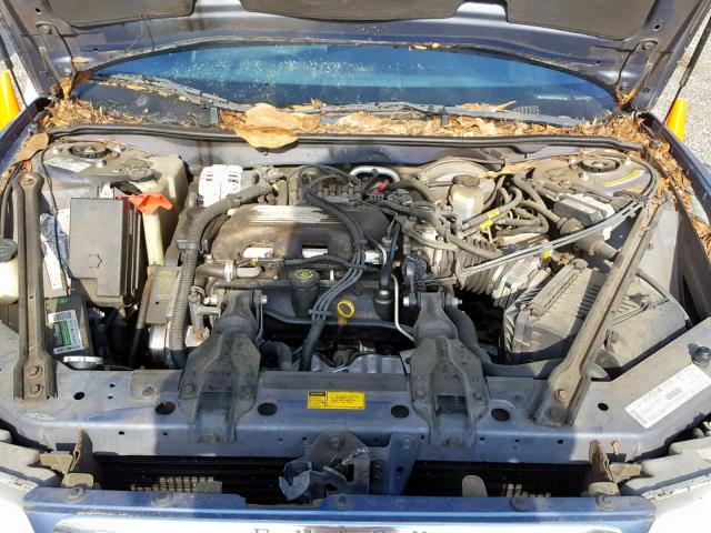 2G4WS52M8X1602446 - 1999 BUICK CENTURY CU BLUE photo 7