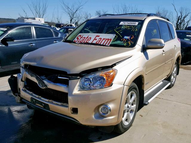 JTMYF4DV1AD024347 - 2010 TOYOTA RAV4 LIMIT GOLD photo 2