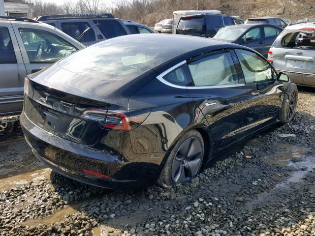 5YJ3E1EA8JF062691 - 2018 TESLA MODEL 3 BLACK photo 4