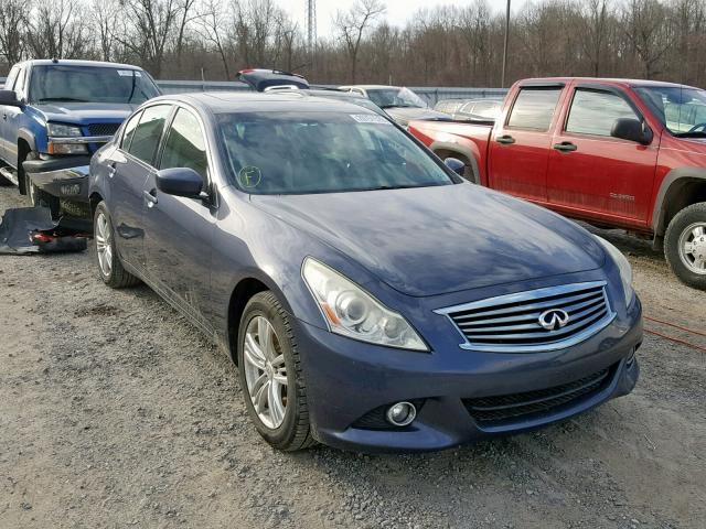 JN1CV6AR1BM402820 - 2011 INFINITI G37 BLUE photo 1