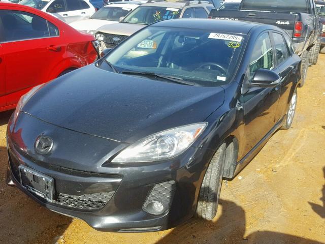 JM1BL1M5XC1531328 - 2012 MAZDA 3 S BLACK photo 2