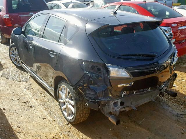 JM1BL1M5XC1531328 - 2012 MAZDA 3 S BLACK photo 3