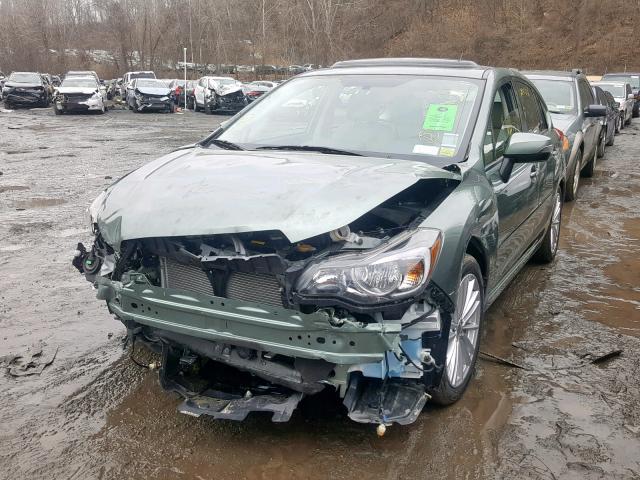 JF1GPAM60FH201959 - 2015 SUBARU IMPREZA LI GREEN photo 2