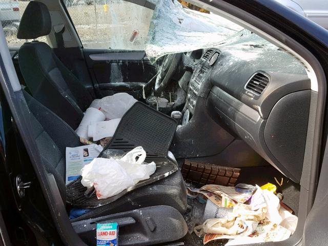 WVWDB7AJ5AW269959 - 2010 VOLKSWAGEN GOLF 黑色 照片 5