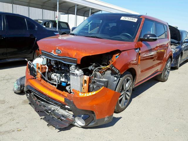 KNDJX3AA2J7586878 - 2018 KIA SOUL ! ORANGE photo 2