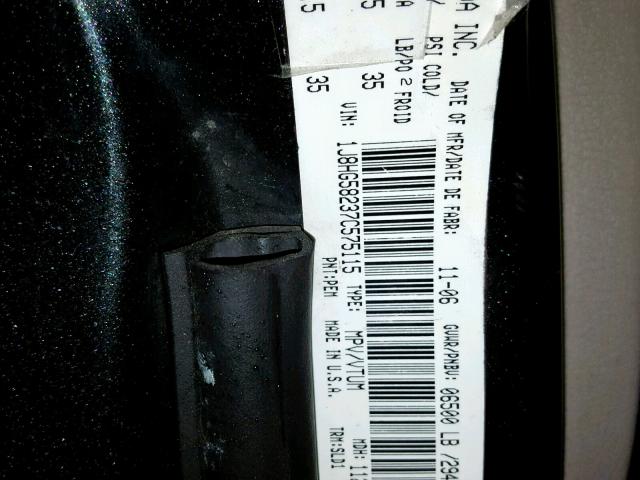 1J8HG58237C575115 - 2007 JEEP COMMANDER CHARCOAL photo 10